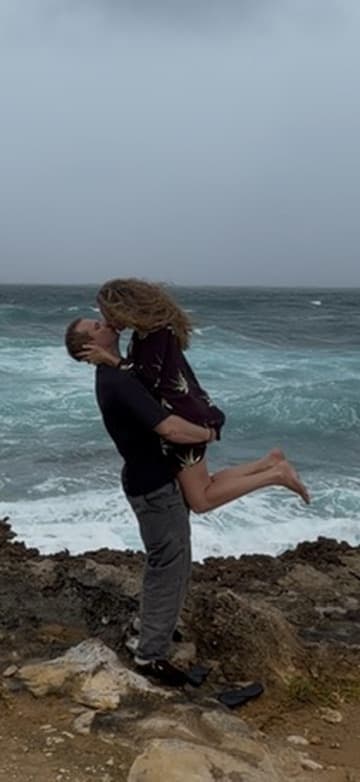 Josh and Olivia, Kauai coast